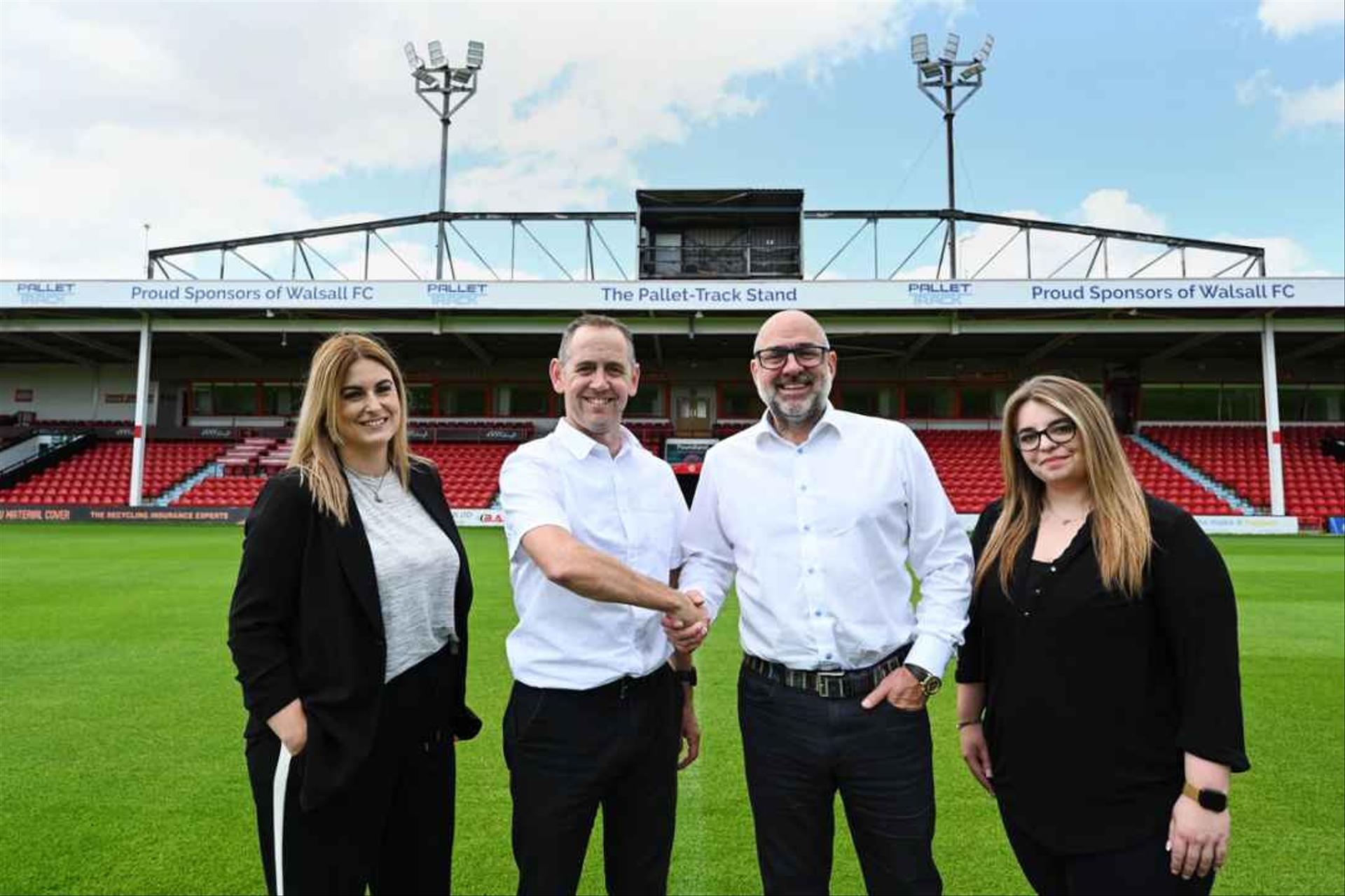 Pallet-Track kicks off major partnership with Walsall FC