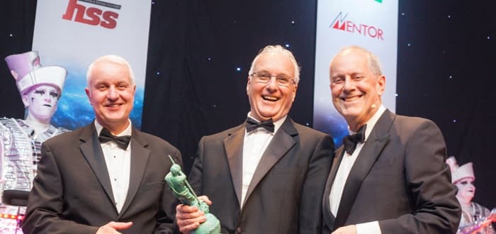 Lifetime achievement award winner looking forwards - not back.