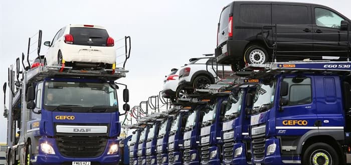 Fraikin provides a full service car transporter package for gefco UK
