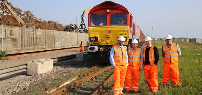 Platform for success: Ward Bros chooses DB Cargo UK for first ever rail freight service.
