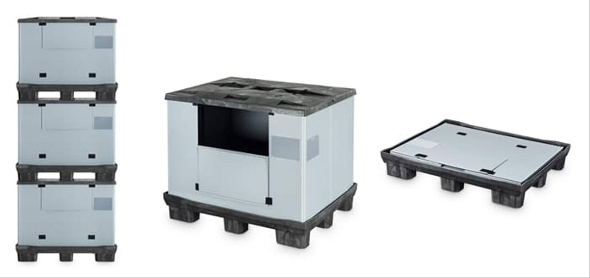 IMHX 2016 News: The CabCube 1210 Collapsible Sleeve Container for Large Volume Transportation.