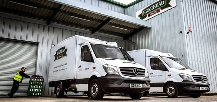 Braehead Foods enters a new ice age with box-bodied  Mercedes-Benz Sprinters.