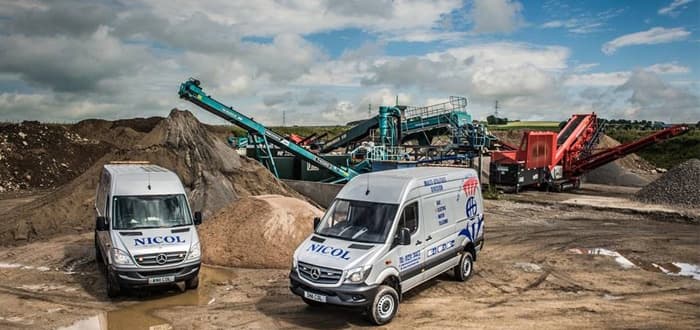 Gripping stuff from Nicol of Skene’s Mercedes-Benz Sprinter 4x4s.