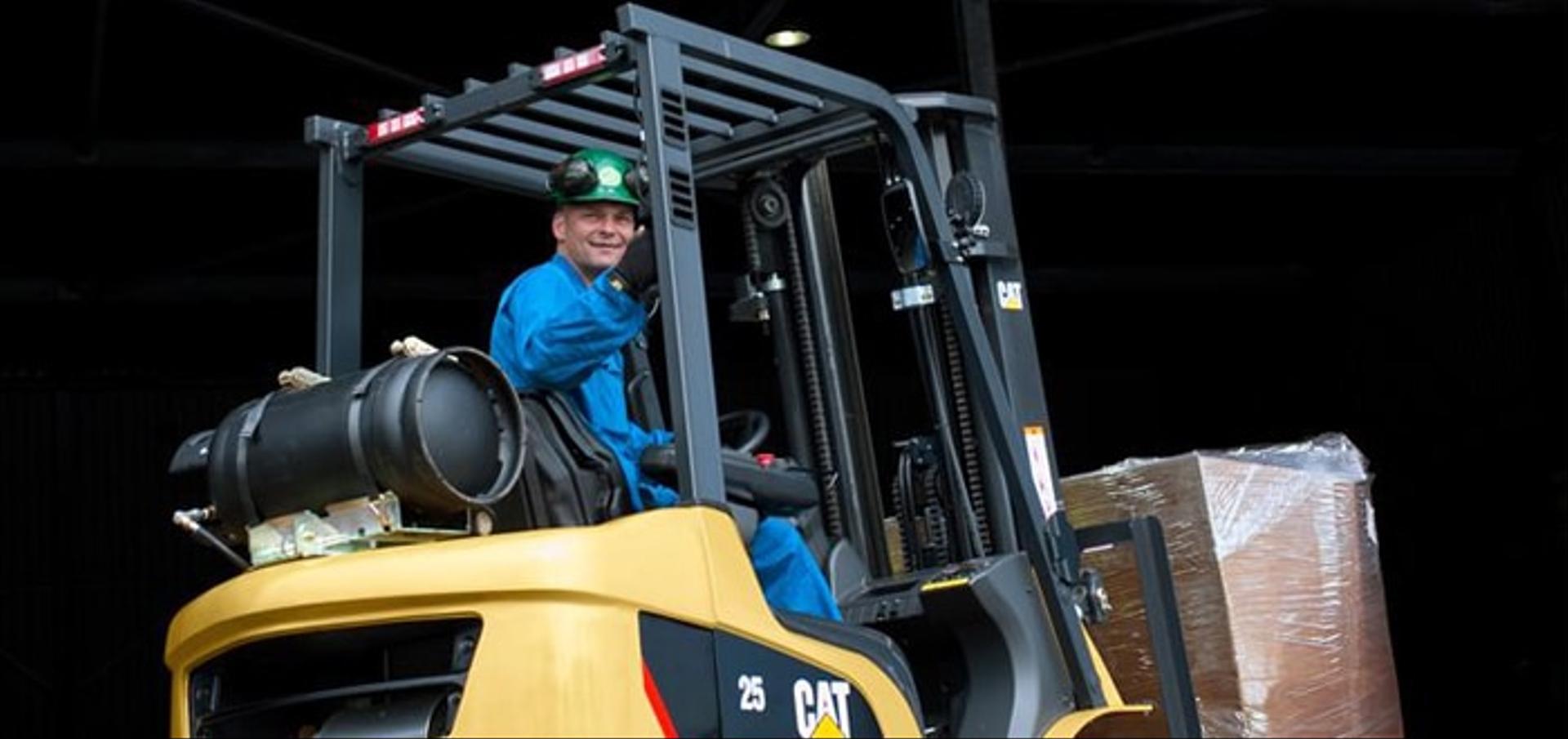 Impact delivers forklift fleet upgrade for courier Logistics.