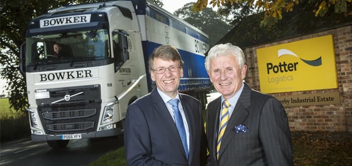 W H Bowker LTD acquires operations from Potter Logistics LTD.