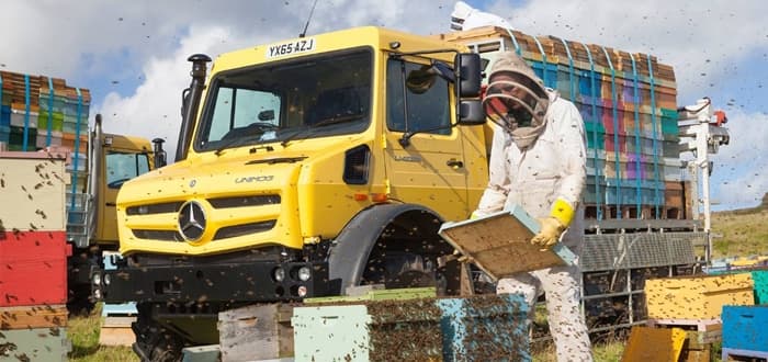 Mercedes-Benz Unimog is the ‘bee’s knees’.