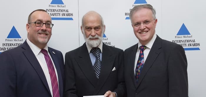 Van Excellence wins prestigious Prince Michael safety award.