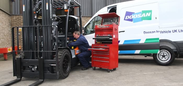 Doosan leads the way with safety.