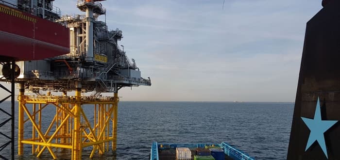 Rhenus Offshore Logistics supplies sub-station at Galloper Wind Farm.
