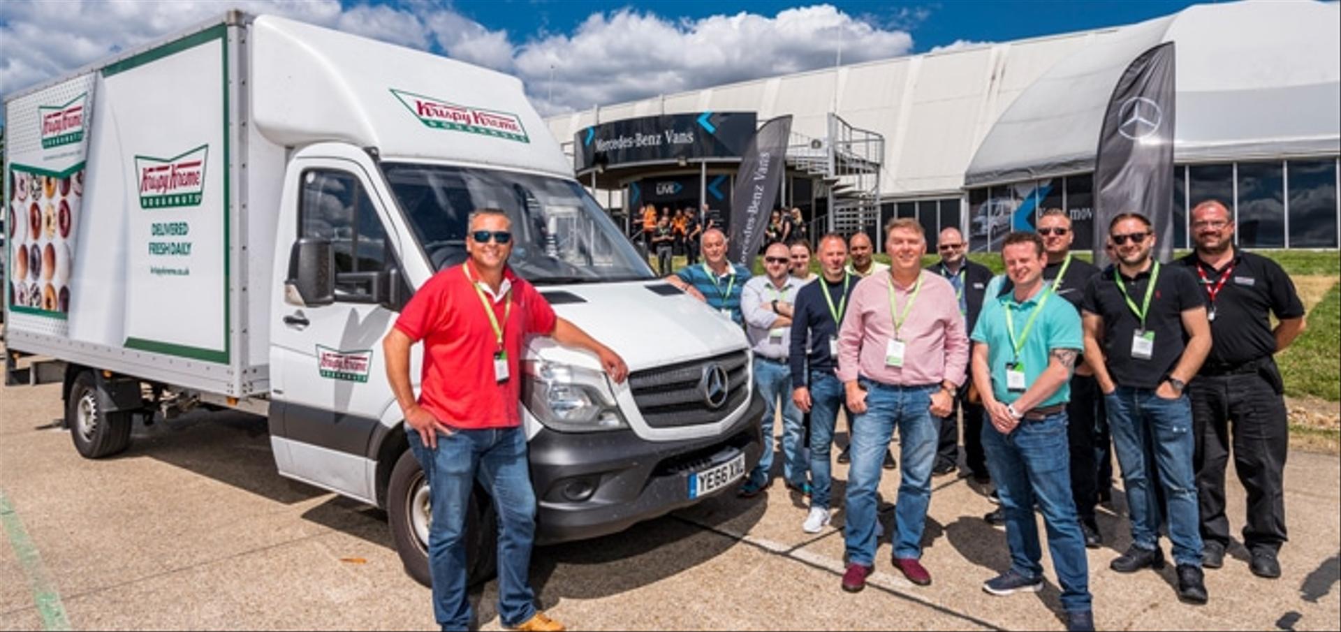 Krispy Kreme Gets A First Taste Of The All-New Mercedes-Benz Sprinter.