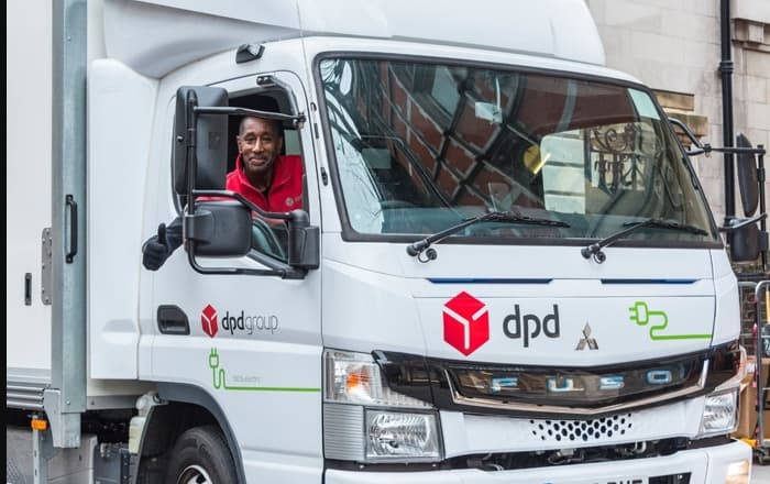 DPD Driver Relishes His Zero-Emission FUSO eCanter’s ‘Sounds Of Silence’.