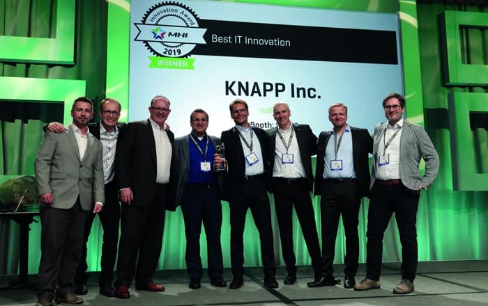 KNAPP Wins MHI Innovation Award For redPILOT Software.