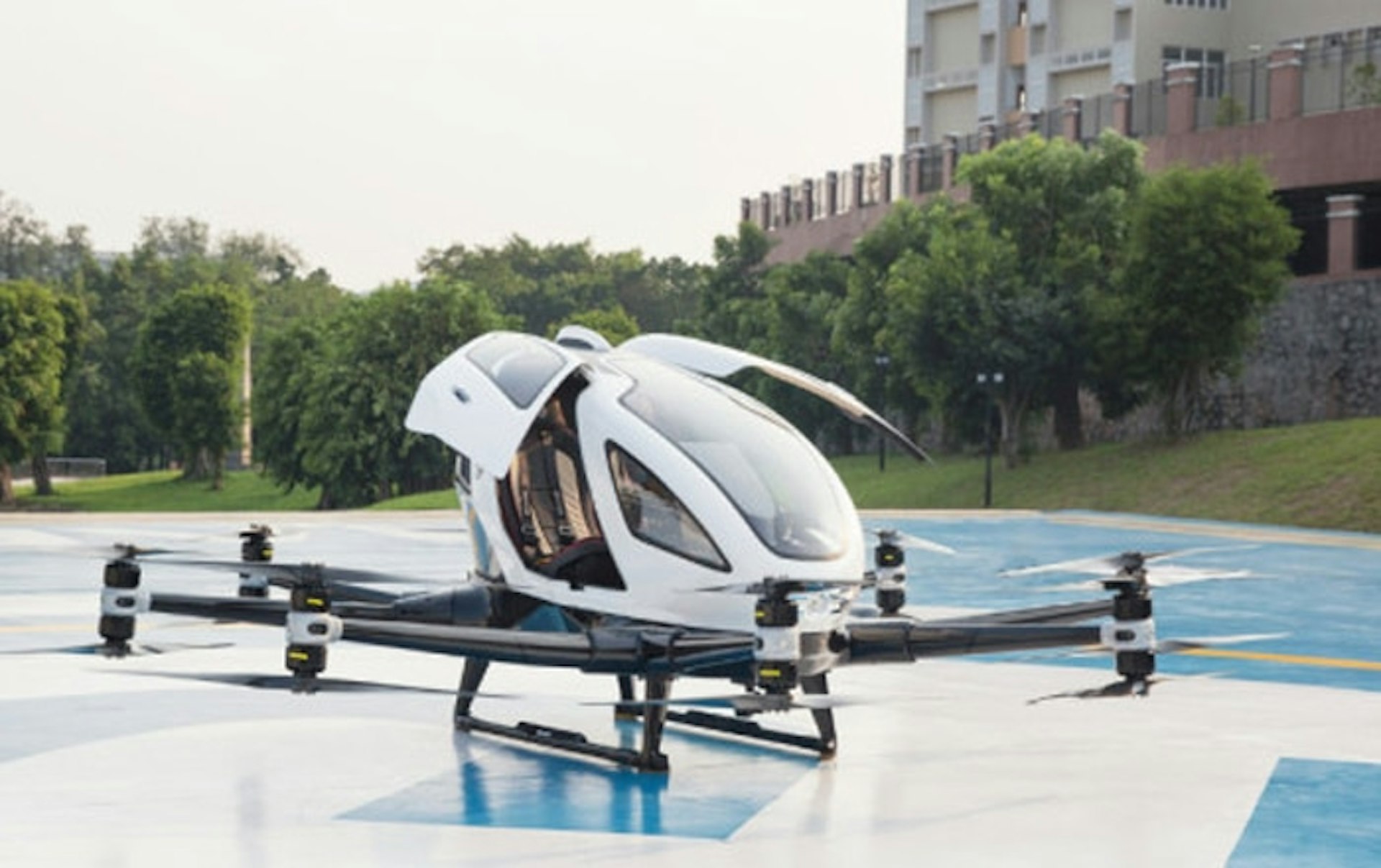 Urban Mobility: First Aerial Vehicle Prototypes For Aerospace Group FACC Transported.