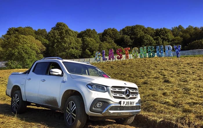 Mighty Mercedes-Benz X-Class Takes Centre Stage For Co-op At UK Festivals.