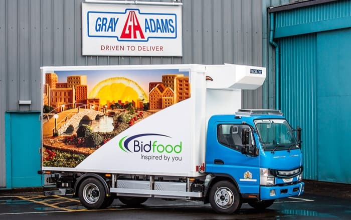 Bidfood UK Bring Their Second-Generation Fully Electric Vehicle To London.