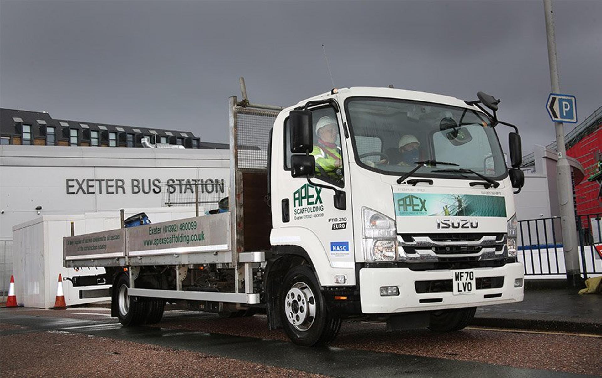 Isuzu continues to be in pole position with Apex Scaffolding