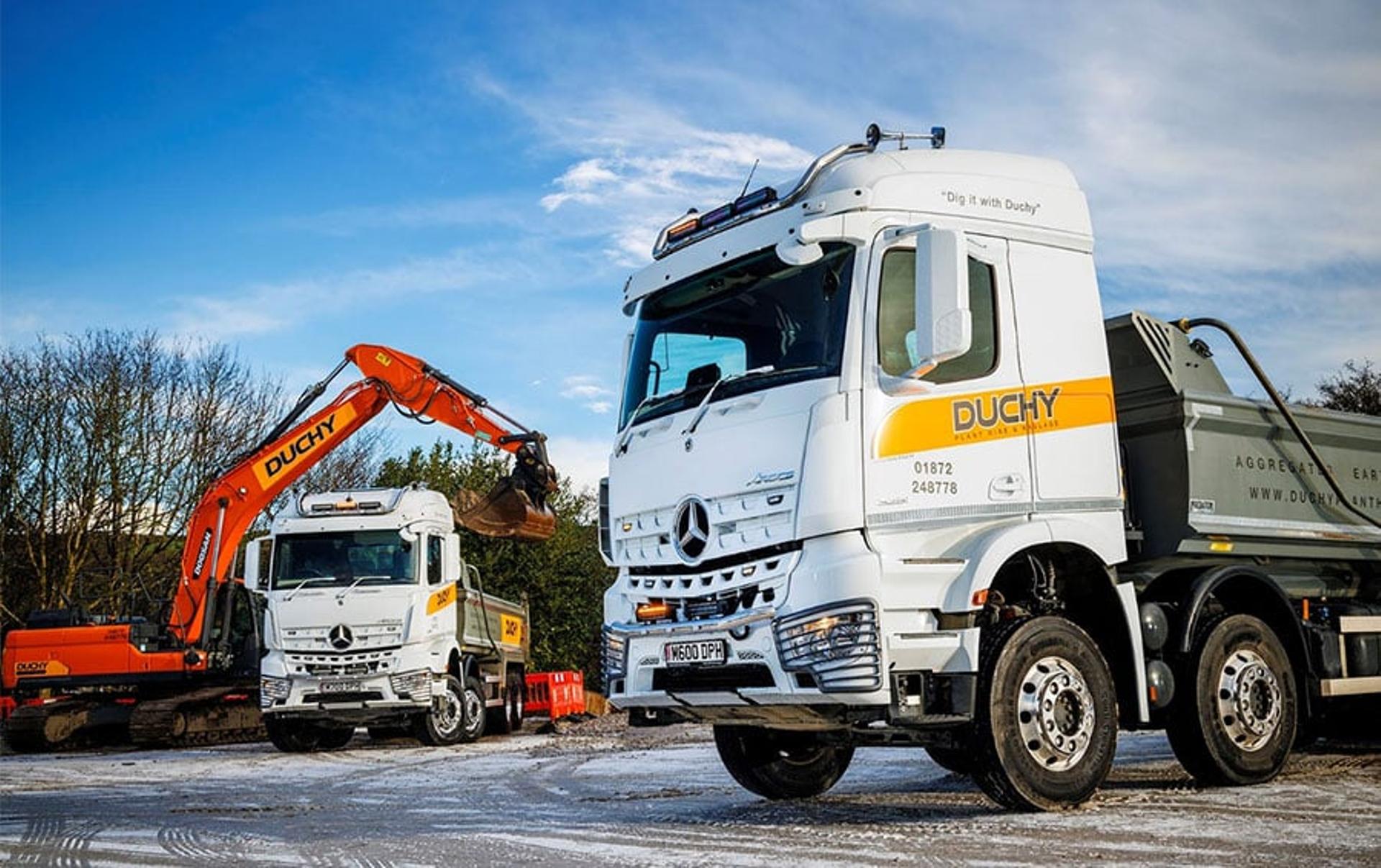 First Mercedes-Benz Arocs makes a big impression, so Duchy Plant Hire returns with orders for eight more